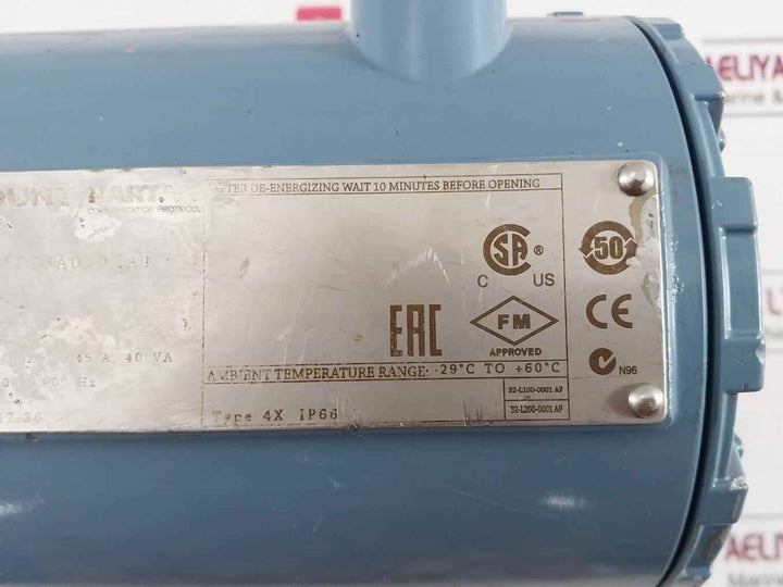 Rosemount 8750Wdmr1A1F18A040Ca1 Magnetic Flow Transmitter Ip66 Rev: Ac 90-250Vac