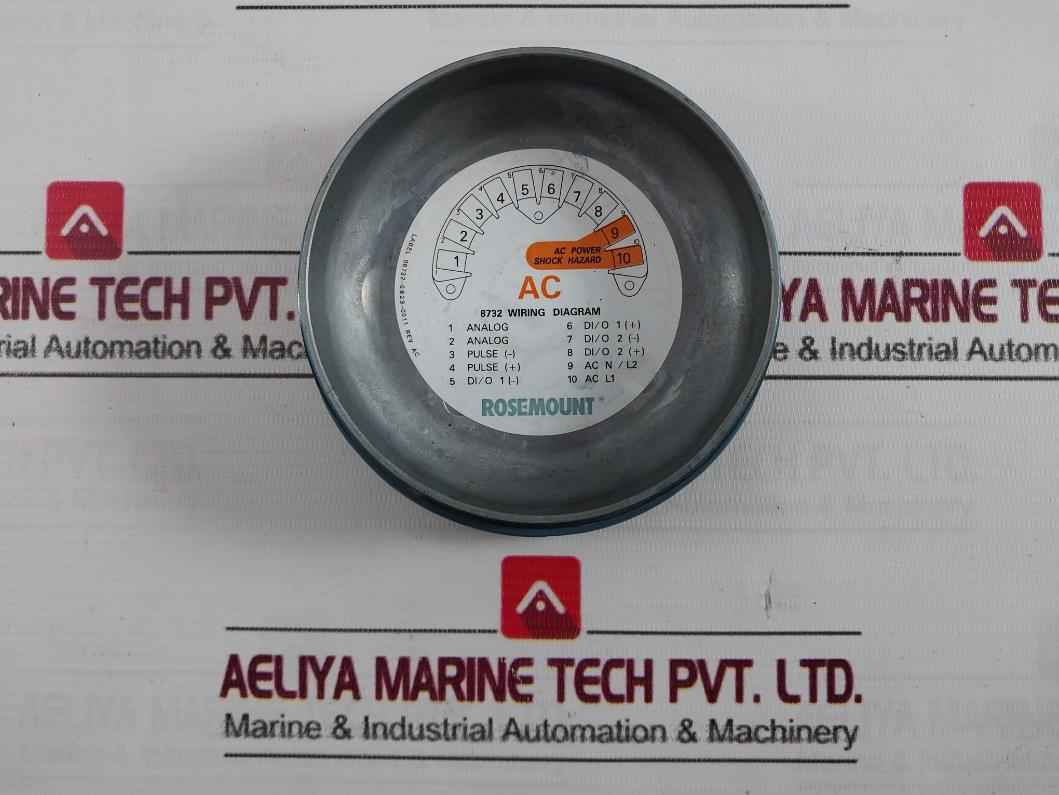 Rosemount 8750Wdmr1A1Fnsa030Ca1 Magnetic Flow Transmitter Rev: Ac Ip66 90-250Vac