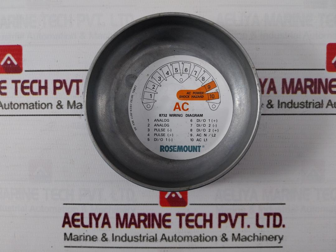 Rosemount 8750Wdmr1A1Fnse060Ca1 M4 Magnetic Flow Meter 90-250Vac 50/60Hz 0.45A