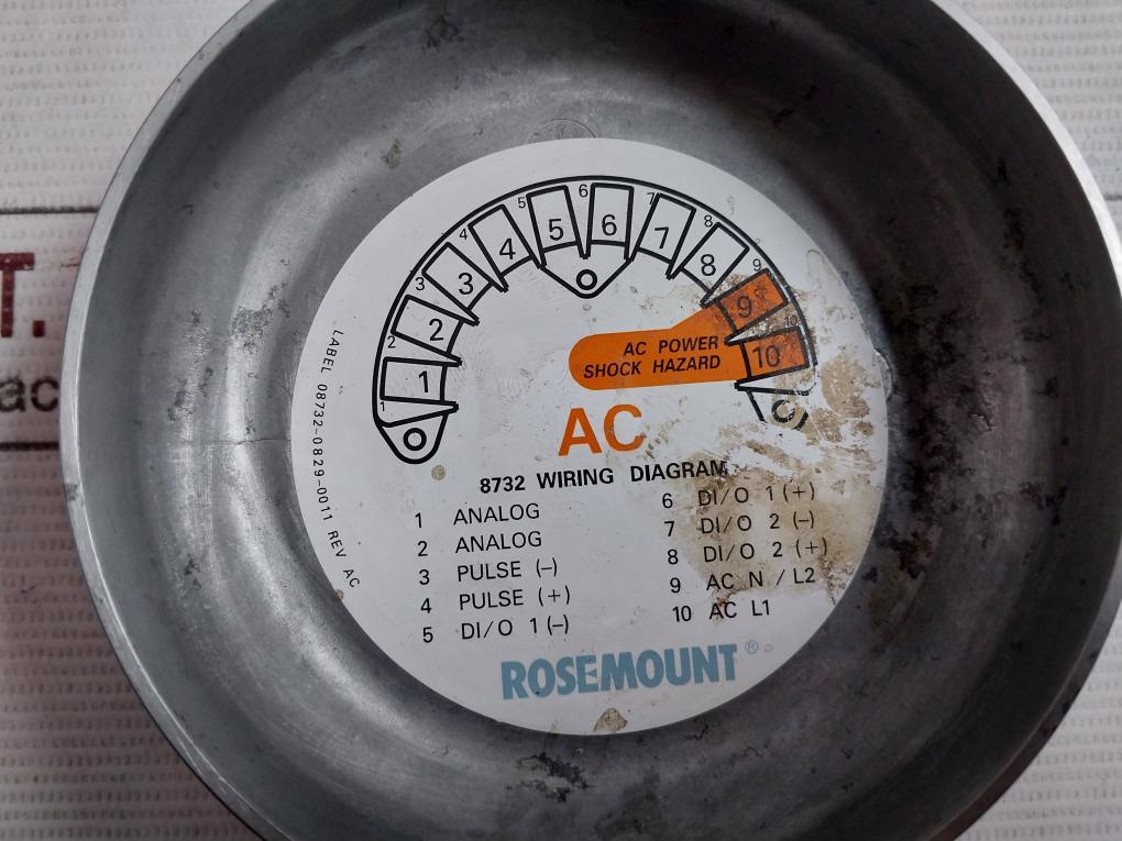 Rosemount 8750Wdmr1A1Ftsa020Ca1 Magnetic Flow Meter 50/60Hz 4-20Ma