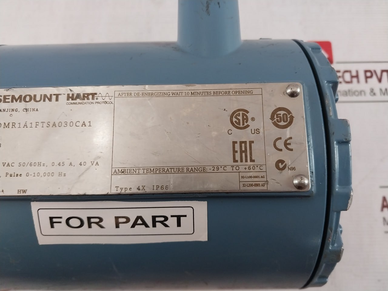 Rosemount 8750Wdmr1A1Ftsa030Ca1M4 Transmitter 90-250 Vac 50/60Hz