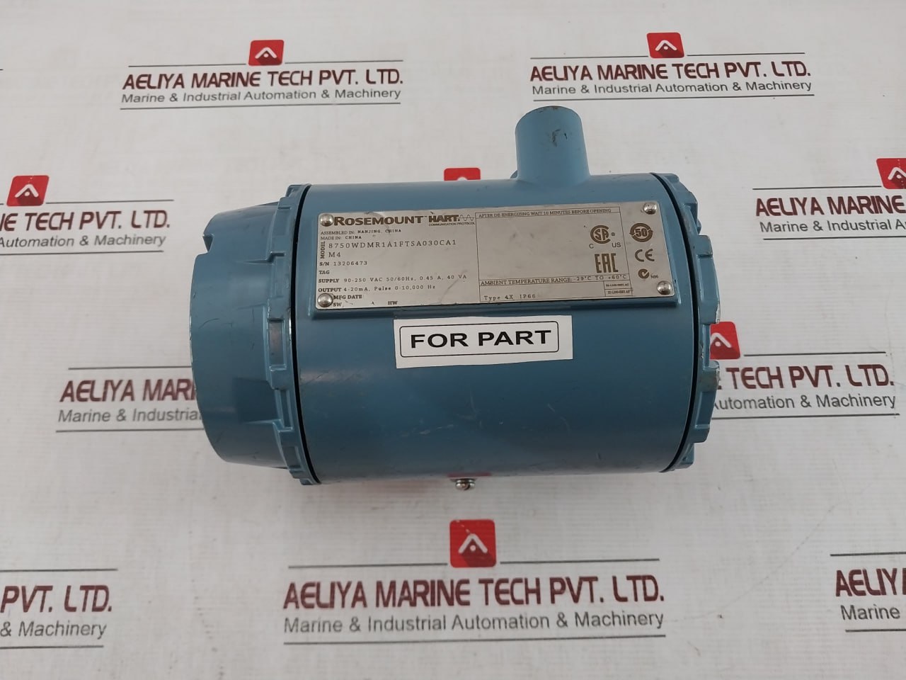 Rosemount 8750Wdmr1A1Ftsa030Ca1M4 Transmitter 90-250 Vac 50/60Hz
