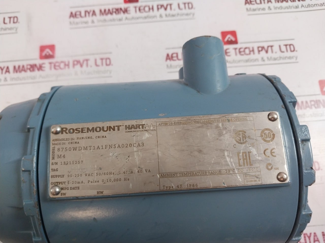 Rosemount 8750Wdmt1A1Fnsa020Ca3M4 Magnetic Flow Meter 90-250Vac 50/60Hz Rev:Ac