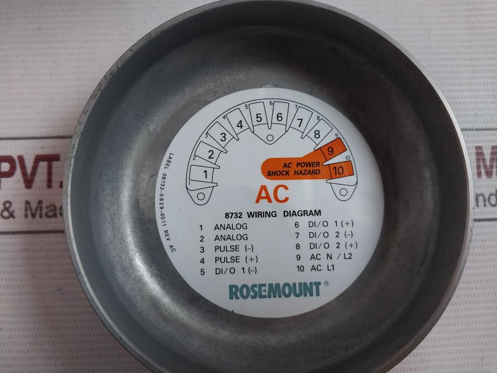 Rosemount 8750Wdmt1A1Fnsa030Ca125M4 Magnetic Flow Meter 4-20Ma