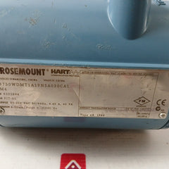 Rosemount 8750Wdmt1A1Fnsa030Ca1 M4 Magnetic Flow Meter Ip66 90-250 Vac 50/60Hz