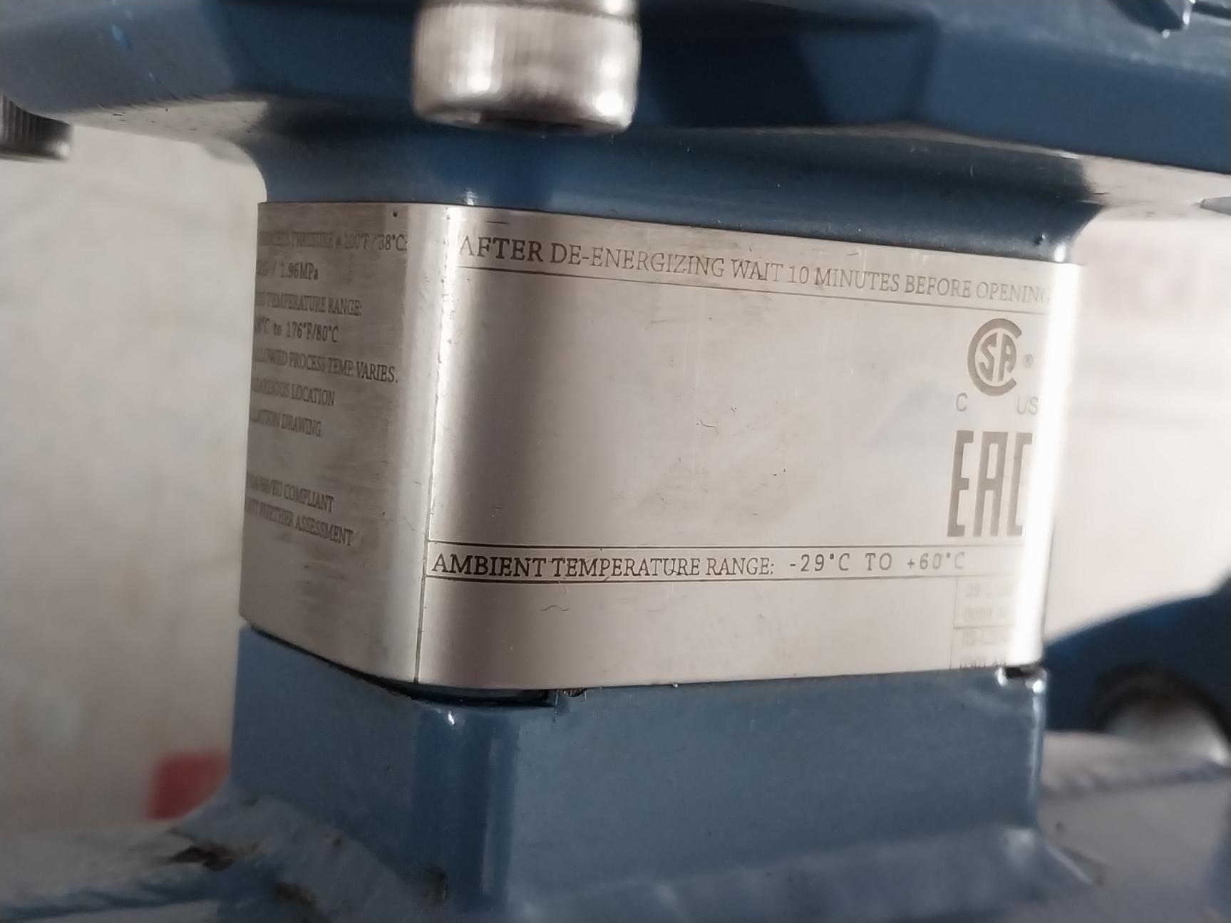 Rosemount 8750Wdmt1A1Fnsa040Ca1M4 Magnetic Flowmeter Rev: Ac 285Psig/1.96Mpa