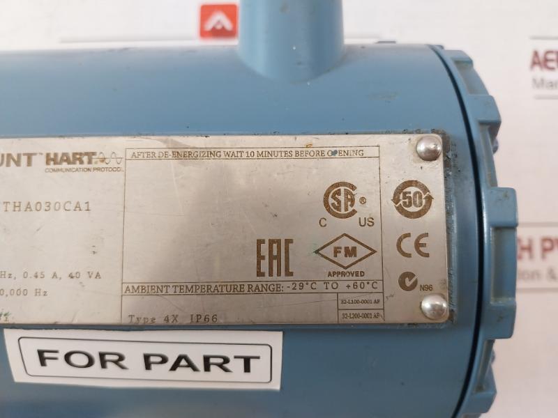 Rosemount 8750Wdmt1A1Ftha030Ca1 Magnetic Flowmeter 90-250Vac