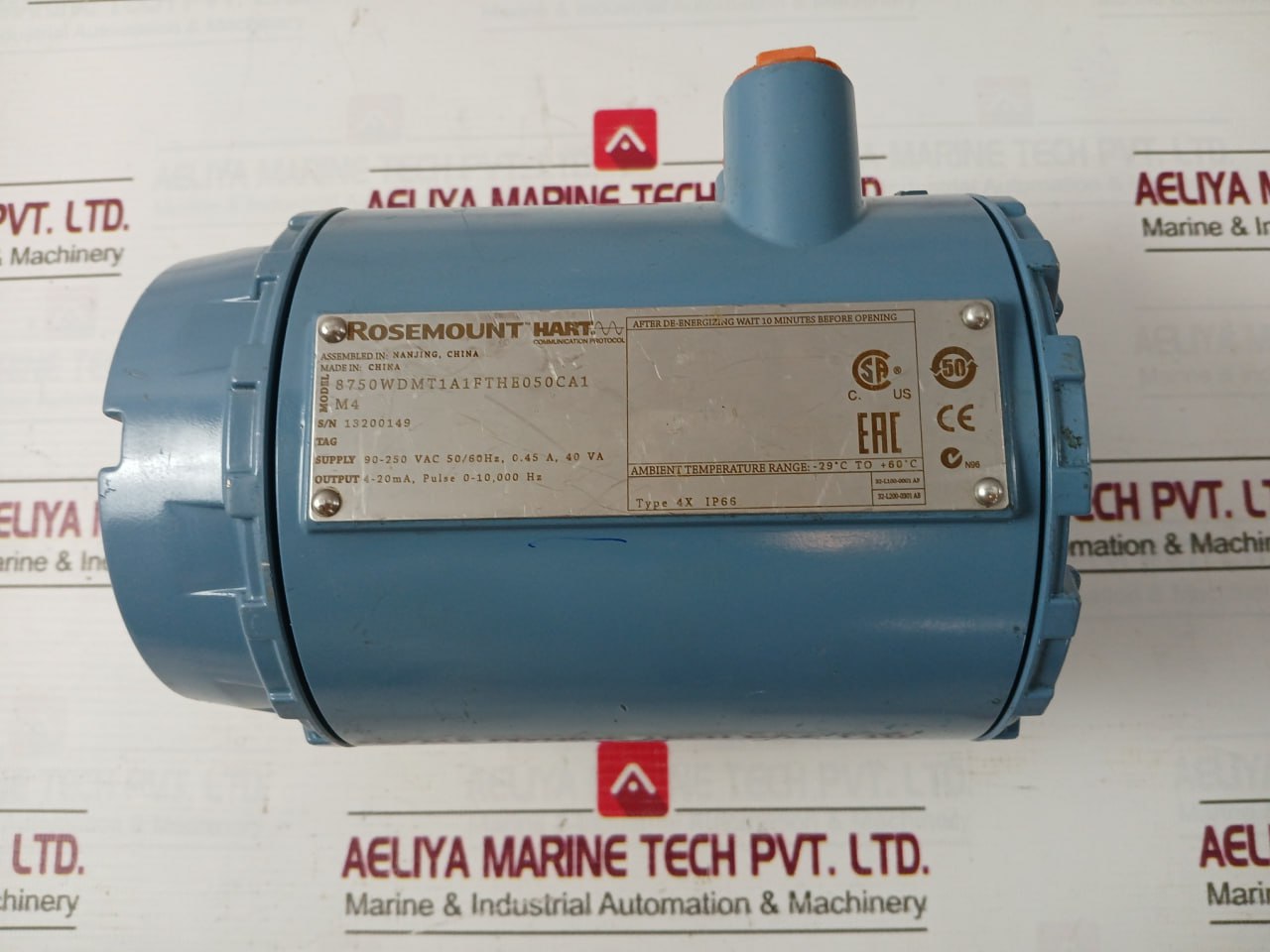 Rosemount 8750Wdmt1A1Fthe050Ca1M4 Magnetic Flowmeter System Rev Ac