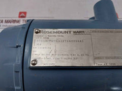 Rosemount 8750Wdmt1A1Ftsa005Sa1M4 Magnetic Flow Meter Rev Ac Type 4X Ip66
