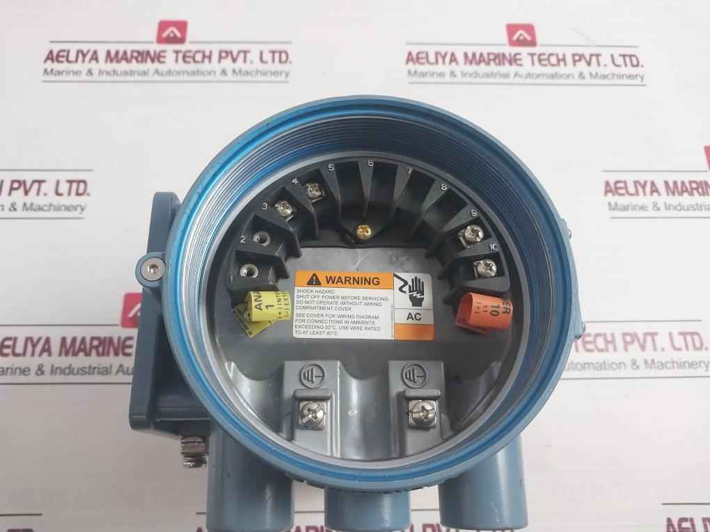 Rosemount 8750Wdmt1A1Ftsa010Ca1C1M4 Magnetic Flowmeter Rev: Ac Ip66 90-250 Vac