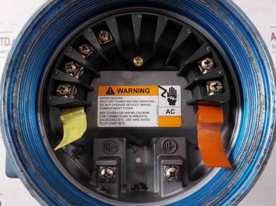 Rosemount 8750Wdmt1A1Ftsa010Ca1M4 Magnetic Flowmeter Rev.Ae 4-20 Ma 0-10000 Hz