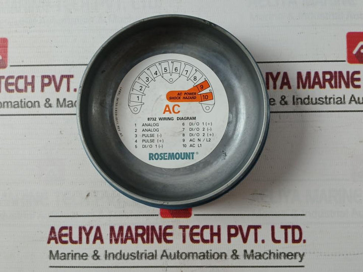 Rosemount 8750Wdmt1A1Ftsa015Ca1C1M4 Magnetic Flow Meter Rev Ac 90–250Vac 50/60Hz