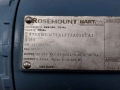 Rosemount 8750Wdmt1A1Ftsa015Ca1M4 Magnetic Flow Meter Mf-02 Rev Ac