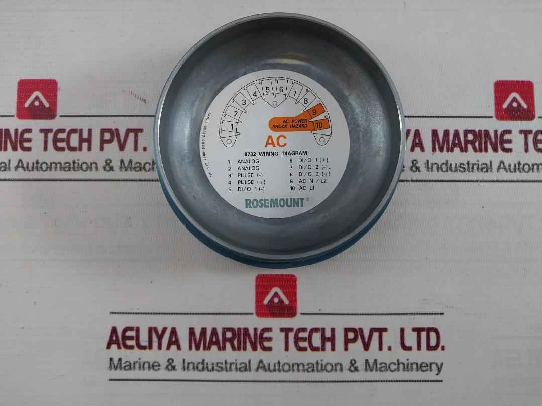 Rosemount 8750Wdmt1A1Ftsa015Ca1M4 Magnetic Flow Meter Rev Ac 90-250Vac 0.45 A