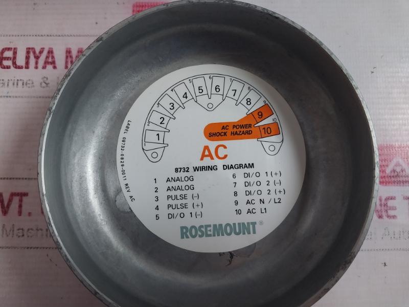 Rosemount 8750Wdmt1A1Ftsa015Ca3Z5M4 Magnetic Flow Meter 90-250 Vac 50/60Hz