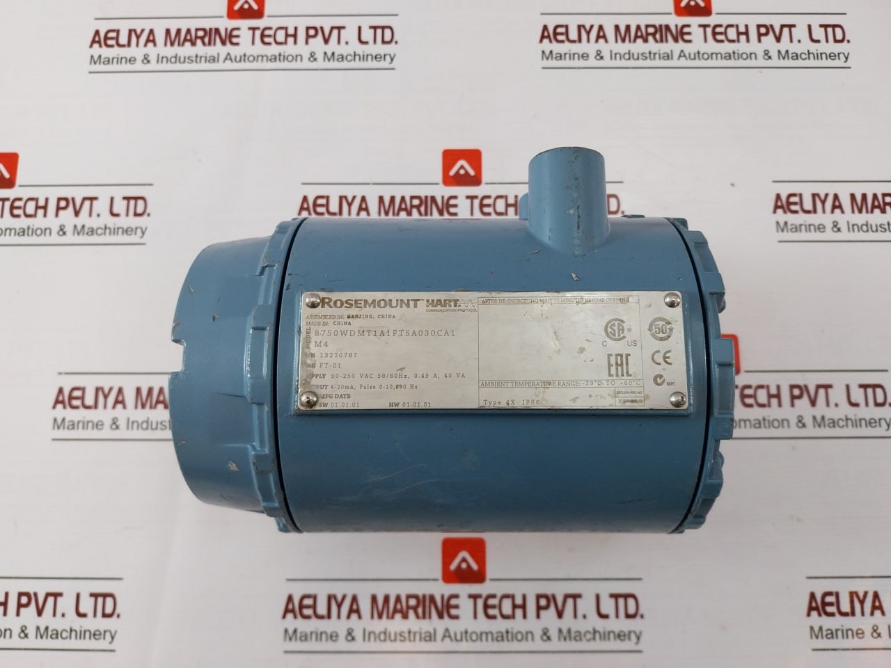 Rosemount 8750Wdmt1A1Ftsa030Ca1 Magnetic Flow Meter 4-20Ma, Pulse 0-10,000Hz 4X Ip66