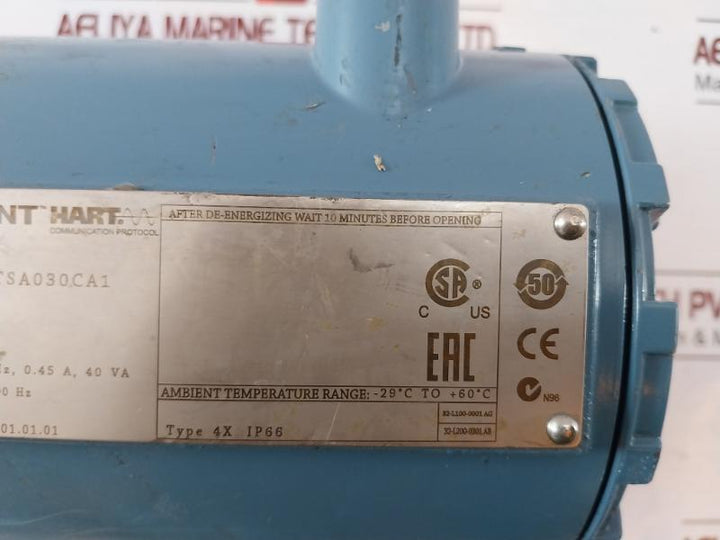 Rosemount 8750Wdmt1A1Ftsa030Ca1 Magnetic Flow Meter 4-20Ma, Pulse 0-10,000Hz 4X Ip66