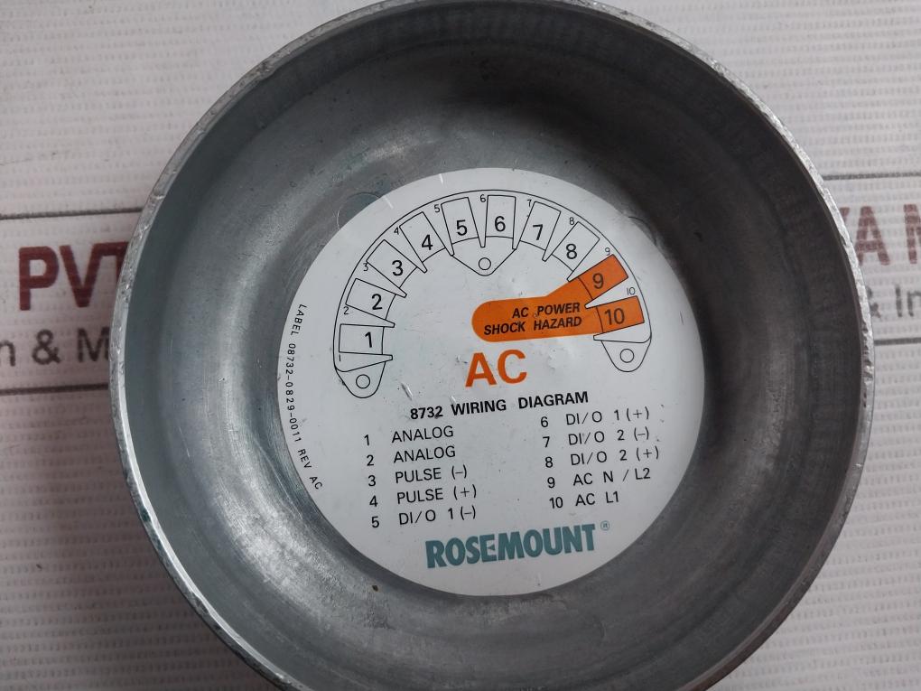 Rosemount 8750Wdmt2A1Fnha020Ca3 Magnetic Flowmeter Hart 12-42Vdc