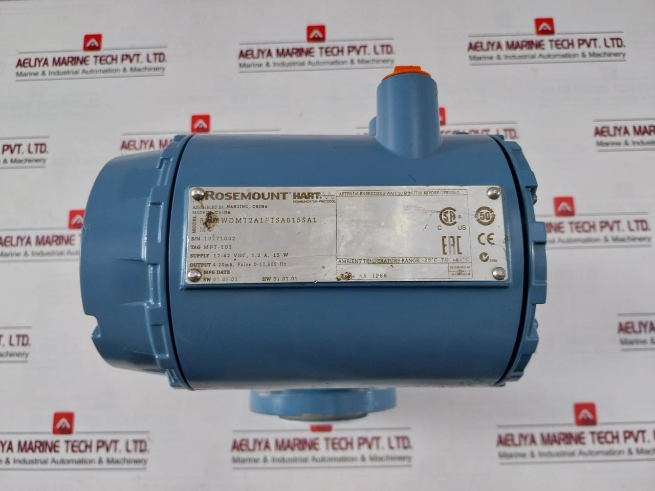 Rosemount 8750Wdmt2A1Ftsa015Sa1 M4 Magnetic Flowtube Transmitter 12-42Vdc 1.2A