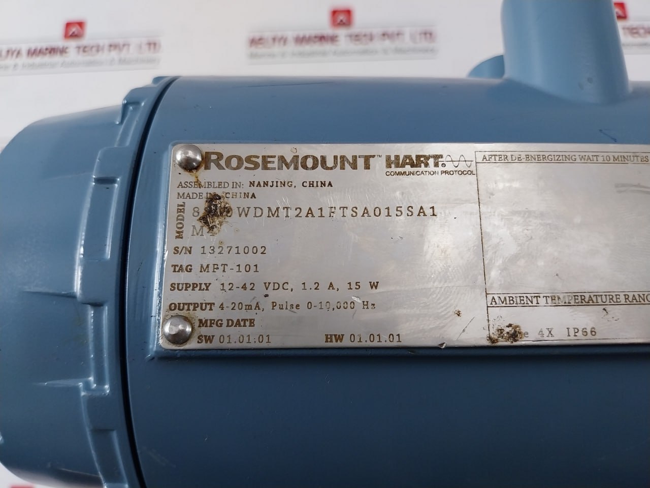 Rosemount 8750Wdmt2A1Ftsa015Sa1 M4 Magnetic Flowtube Transmitter 12-42Vdc 1.2A