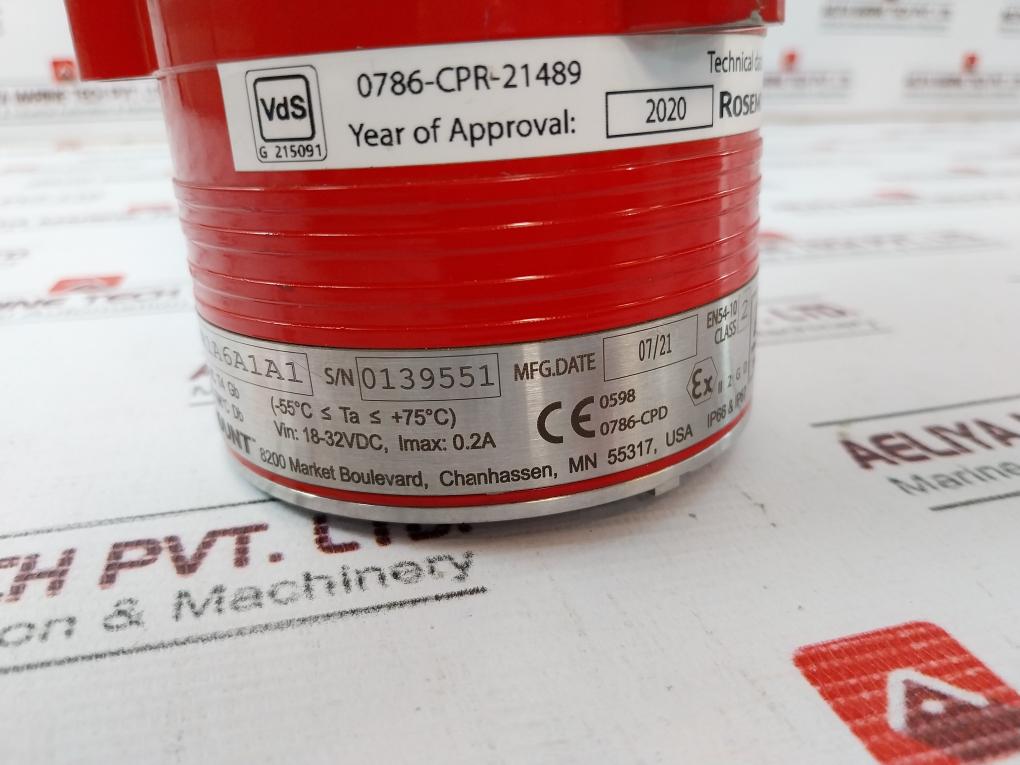 Rosemount 975UR1A6A1A1 975 Flame Detector 18-32VDC