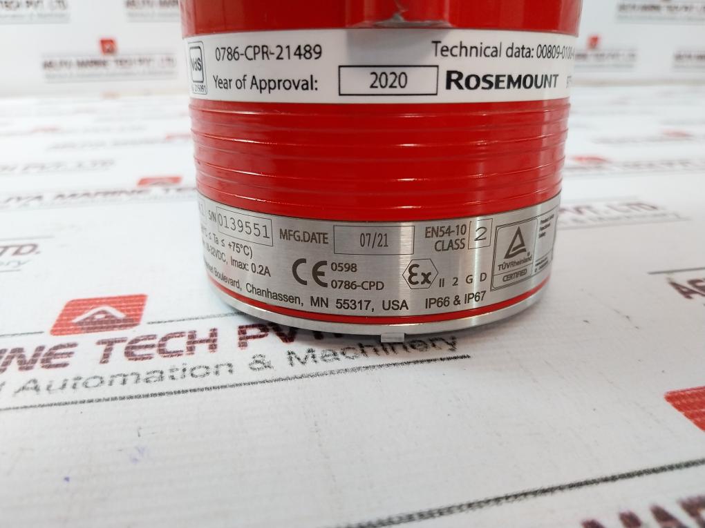 Rosemount 975UR1A6A1A1 975 Flame Detector 18-32VDC