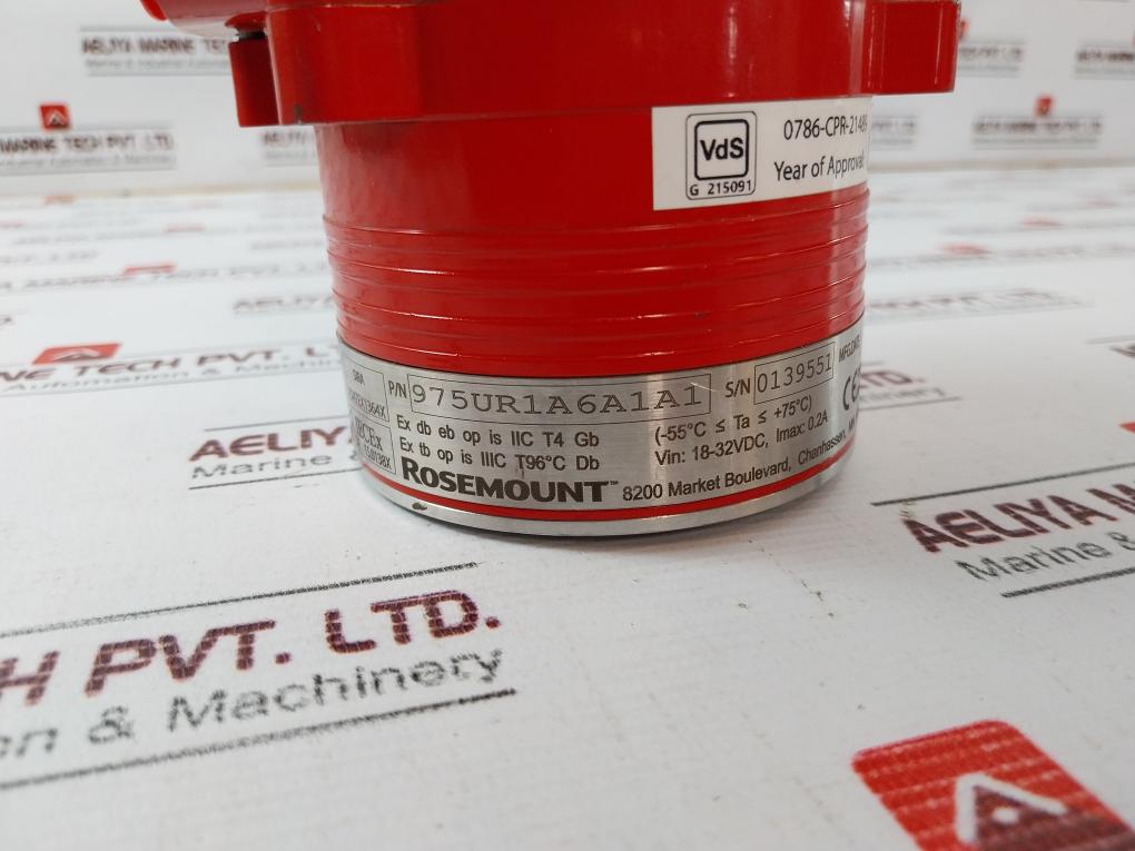 Rosemount 975UR1A6A1A1 975 Flame Detector 18-32VDC