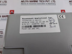 Rosemount Analytical 1056-03-20-38-an Dual Channel Transmitter Rev B