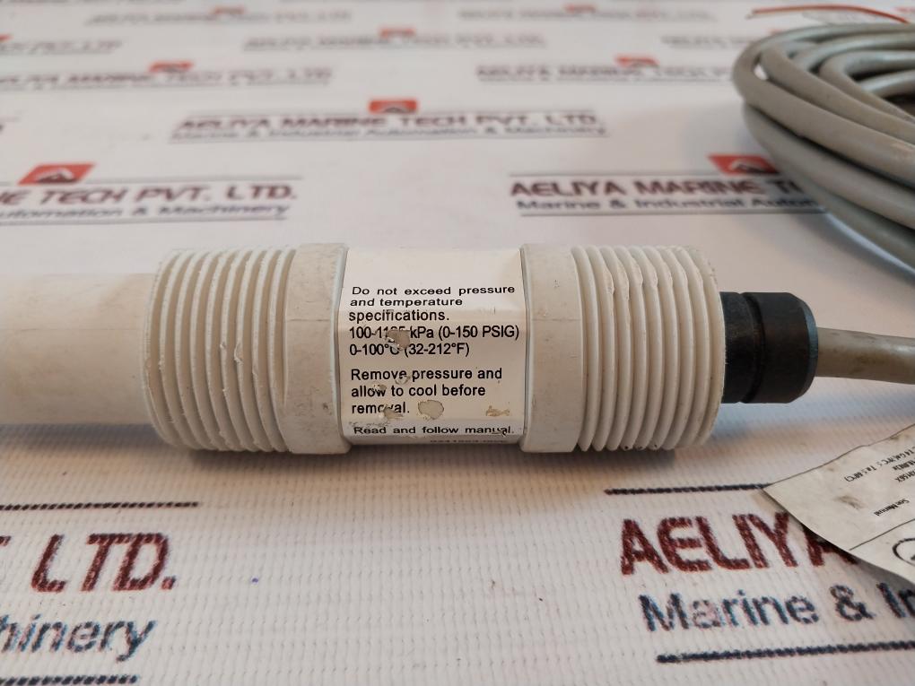 Rosemount Analytical 396P-02-10-55 Ph/Orp Sensor 5 Meter Rtd Pt100