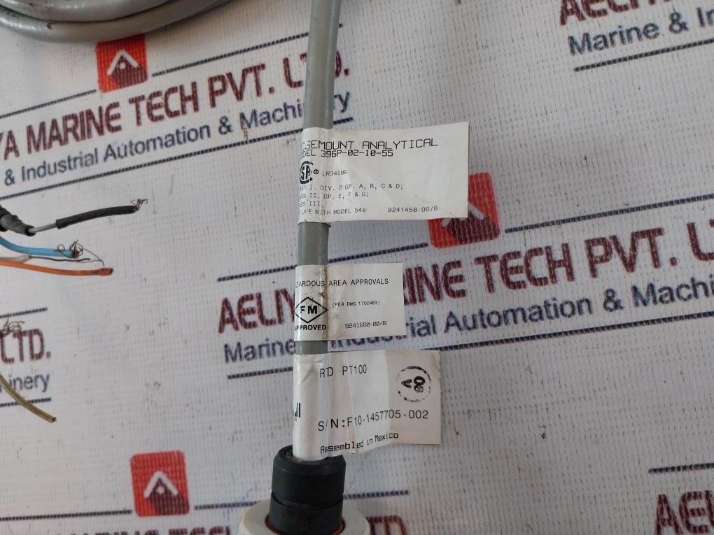 Rosemount Analytical 396P-02-10-55 Ph Sensor With 5 Meter Cable