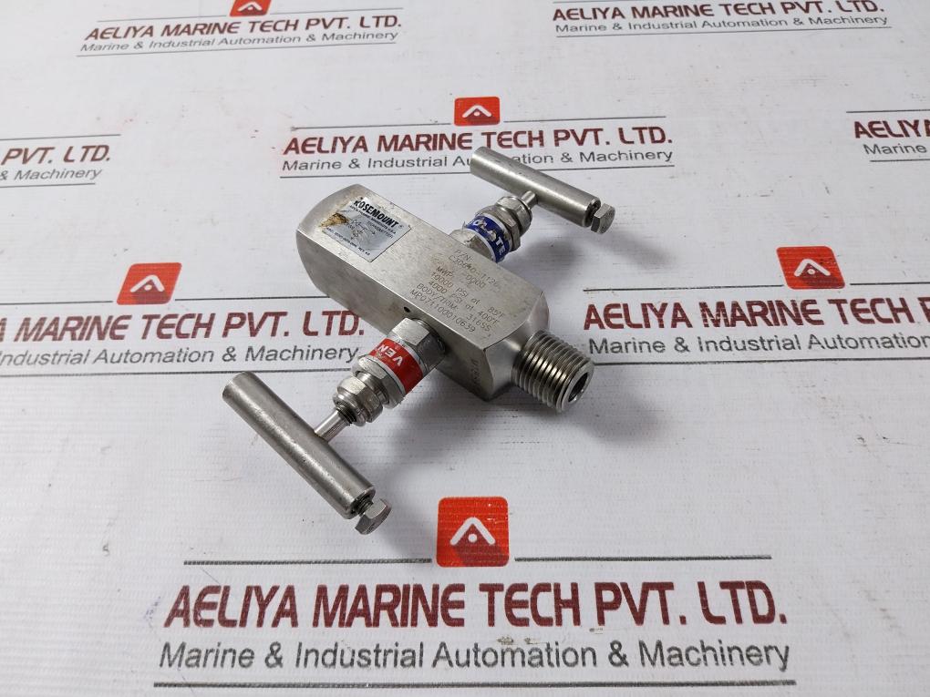 Rosemount C30610-1126-0000 In-line Manifold Transmitter 10000 Psi At 85°F M1889