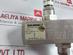 Rosemount C30610-1126-0300 Gage/Transmitter Manifold 10000 Psi Rev Ab
