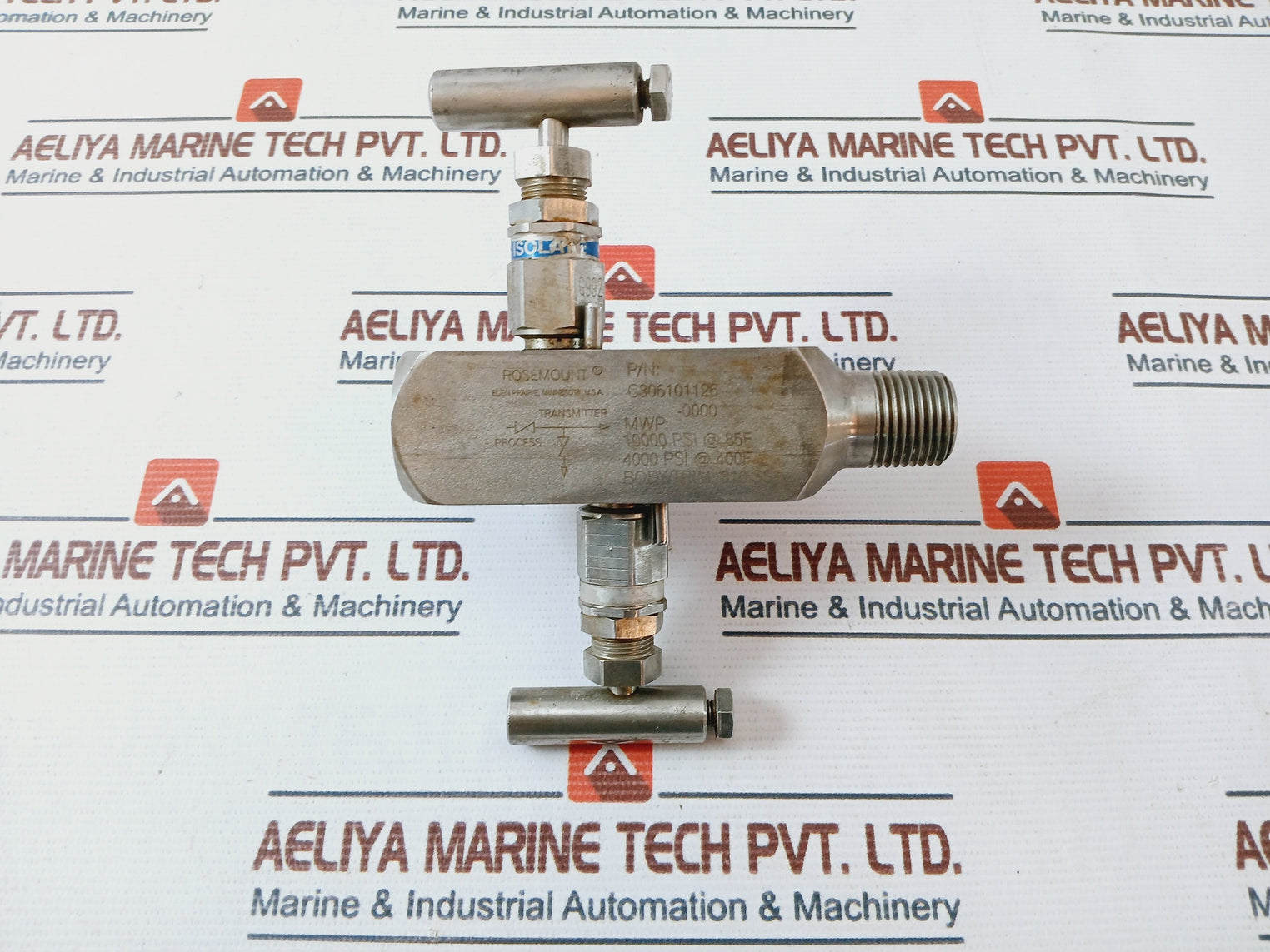 Rosemount C306101126-0000 316 Ss Gage/ Transmitter Manifold G992, M451