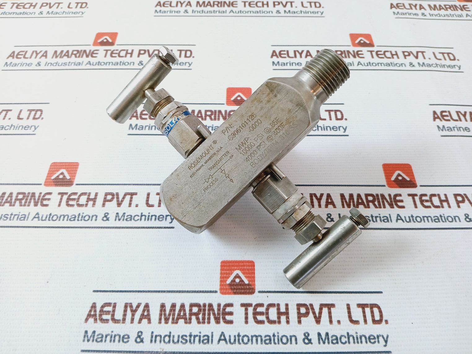 Rosemount C306101126-0000 316 Ss Gage/ Transmitter Manifold G992, M451