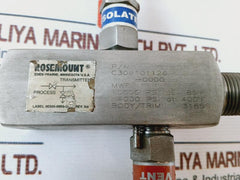 Rosemount C306101126-0000 In-line Pressure Transmitter Manifold 2K0907641
