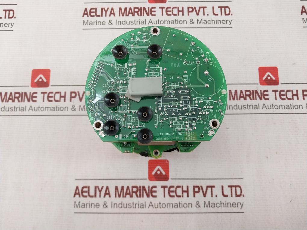 Rosemount Cca 08732-0202 Display Module 94V-0 7Ajad 2124D3 M-3