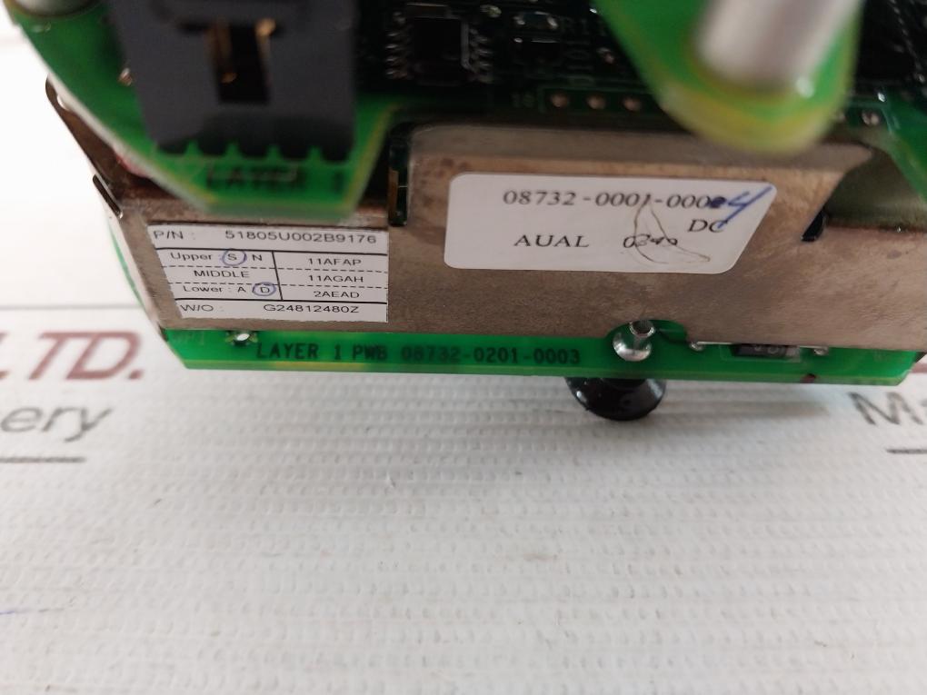 Rosemount Cca 08732-0202 Display Module 94V-0 7Ajad 2124D3 M-3