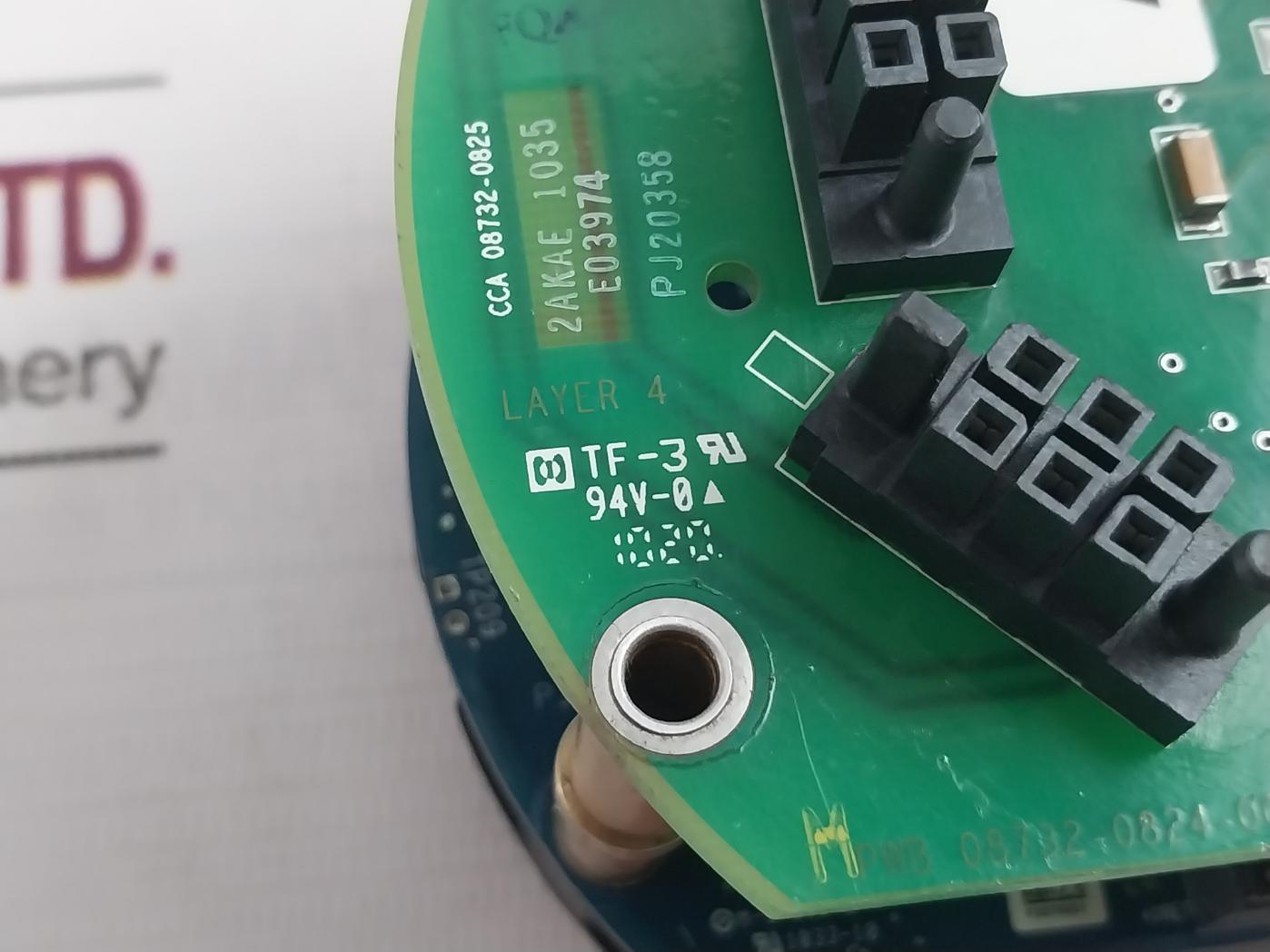 Rosemount Cca 08732-0825 Printed Circuit Board Module Rev Ab 4-20Ma.