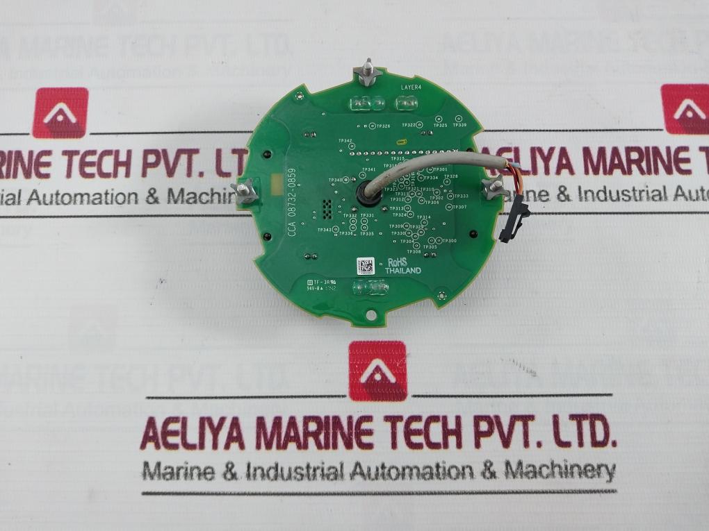 Rosemount Cca 08732-0859 Electromagnetic Flow Meter Display Pcb Module 94V-0