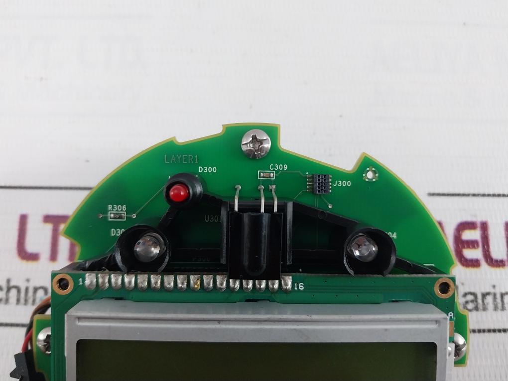 Rosemount Cca 08732-0859 Electromagnetic Flow Meter Display Pcb Module 94V-0