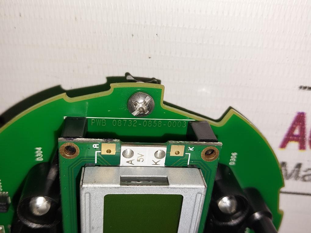 Rosemount Cca 08732-0859 Electromagnetic Flow Meter Display Pcb Module 94V-0