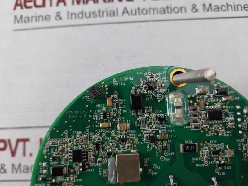 Rosemount Cca 08732-0859 Electromagnetic Flow Meter Display Rev 7.1.5/5.5.5