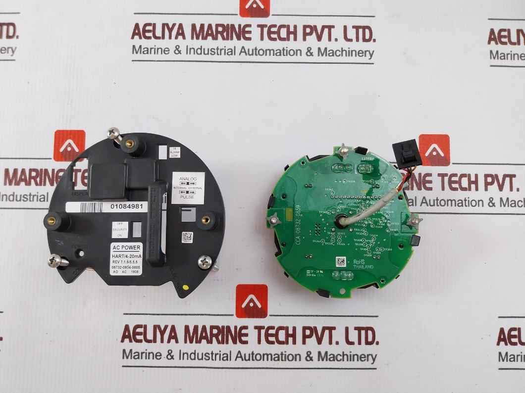 Rosemount Cca 08732-0859 Electromagnetic Flow Meter Display Rev 7.1.5/5.5.5