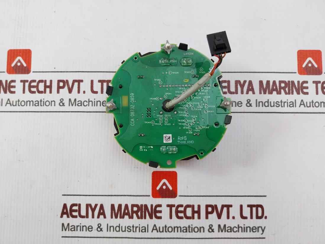 Rosemount Cca 08732-0859 Electromagnetic Flow Meter Display Rev 7.1.5/5.5.5