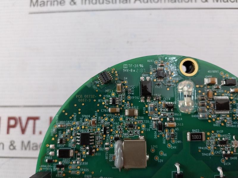 Rosemount Cca 08732-0859 Electromagnetic Flow Meter Display Rev 7.1.9/5.5.9