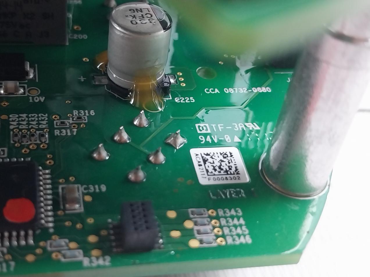 Rosemount Cca 08732-0880 Hart Pcb Module Rev 7.1.5/5.5.5 4-20Ma