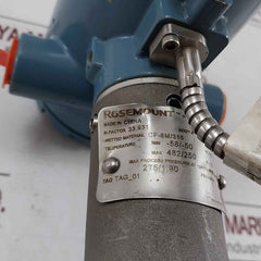 Rosemount Cf8M Vortex Type Flow Meter Cf-8M/316, K-factor 33.931 100F/38 Celsius
