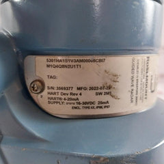 Rosemount Guided Wave Radar Level Transmitter 5301Ha1S1V3Am00065Cbi7 5300 Ser.