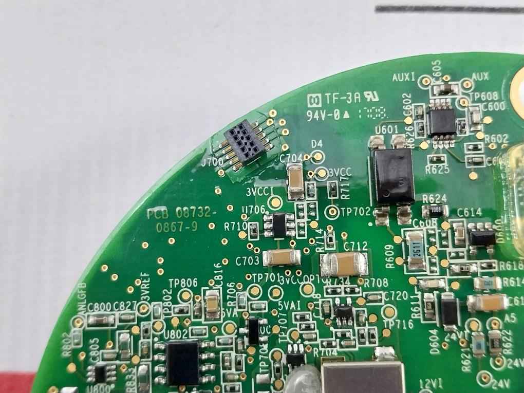 Rosemount Pcb 08732-0867-9 Hart Ac Power Lcd Display Board 4-20Ma