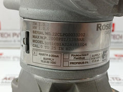 Rosemount Pressure Transmitter 3051Cd1A22A1Ki1Q4